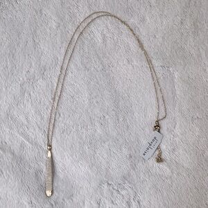 NWT CAROL DAUPLAISE Gold and Silver Pendant Necklace